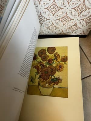 Van Gogh by Palma Bucarelli FRAMEABLE ART reproductions CLOTH COVER Vintage - Thumbnail 4