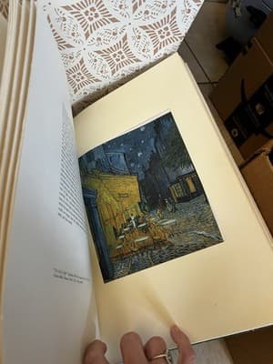 Van Gogh by Palma Bucarelli FRAMEABLE ART reproductions CLOTH COVER Vintage - Thumbnail 9