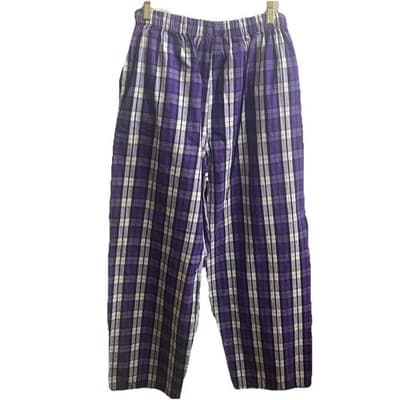 Concept Sport Sleepwear Purple Plaid TCU - Thumbnail 2