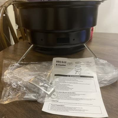Harley Davidson Portable Grill With Insulated Collapsible Cooler & Carrying Case - Thumbnail 13
