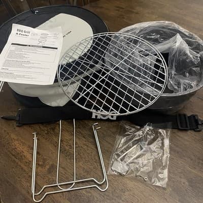 Harley Davidson Portable Grill With Insulated Collapsible Cooler & Carrying Case - Thumbnail 10