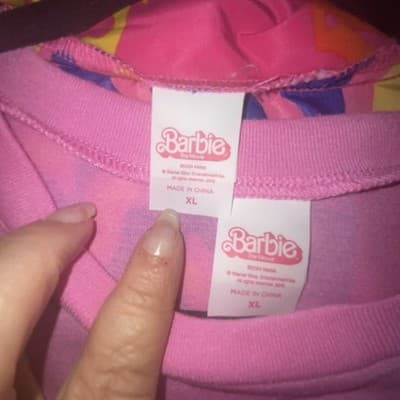 Barbie Sportie 3 Piece Costume Workout Set Spirit Halloween Sz XL - Thumbnail 5