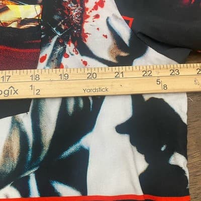 Friday the 13th Men's Medium Multicolor Jason Short Sleeve Button-Up Shirt - Thumbnail 5