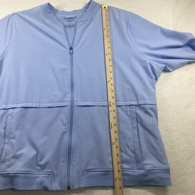 Tek Gear Dry Tek Jacket Blue Ladies 2XL Active Wear Casual Leisurewear - Thumbnail 5