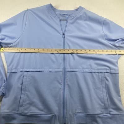 Tek Gear Dry Tek Jacket Blue Ladies 2XL Active Wear Casual Leisurewear - Thumbnail 2