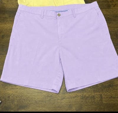 Roundtree&Yorke Shorts Men 40 x 7"inseam Stretch Lot Of 2 Golf Tennis Casual - Thumbnail 2