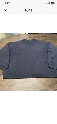 Nike Golf Pullover Windbreaker Mens Navy V-Neck Lightweight Jacket XL Nike Logo - Thumbnail 7