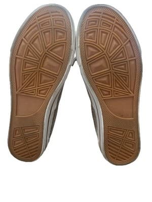 Roper Angel Fire Canvas Shoe Womens 7 Tan Comfort Slip On Casual Western Loafer - Thumbnail 4