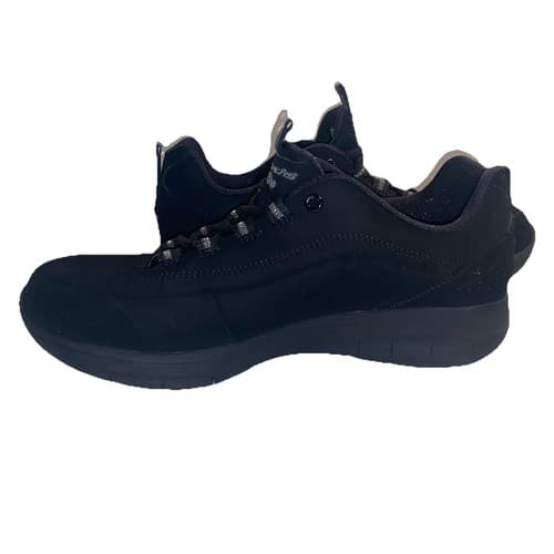 SKECHERS Dual-Lite Black Sparkle Trim Lace-up Sneakers Women's Size: 8 - Thumbnail 3