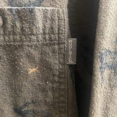 Woolrich Elk Deer Print Shirt Men’s XL Long Sleeve Thick Flannel 100% Cotton - Thumbnail 4
