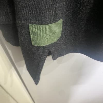 Vintage Orvis Men's 100% Cotton 3 Button Sweater Size M Fly-Fishing Tag - Thumbnail 8