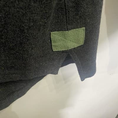 Vintage Orvis Men's 100% Cotton 3 Button Sweater Size M Fly-Fishing Tag - Thumbnail 7