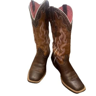 Ariat Crossfire Caliente Western Cowboy Boots Women Sz 5.5 B Square Toe 10004817