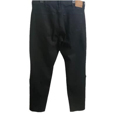 Abercrombie & Fitch Jeans Mens 36x32 Black Athletic Slim Distress American Denim - Thumbnail 2