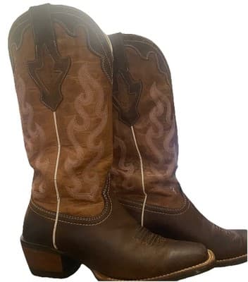 Ariat Crossfire Caliente Western Cowboy Boots Women Sz 5.5 B Square Toe 10004817 - Thumbnail 3