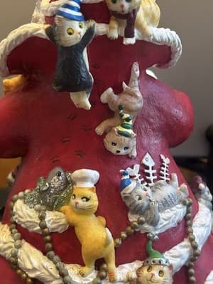 2001 THE DANBURY MINT, "SANTA CLAWS: BY BILL BELL, SIGNED Bells Figurine Vintage - Thumbnail 8