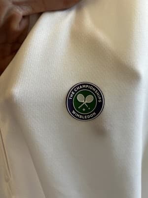 NEW Wimbledon Womens XL Pullover Collared Short Sleeve Performance Tennis - Thumbnail 5