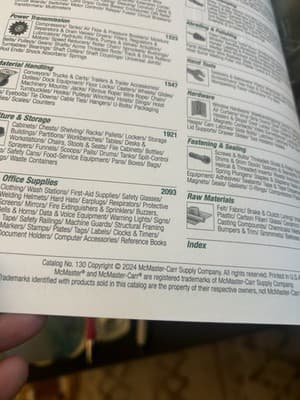 McMASTER-CARR SUPPLY CATALOG 130 - NEW - Thumbnail 3