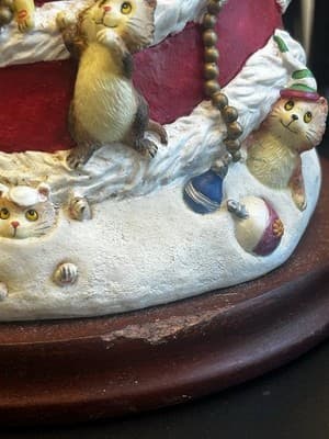 2001 THE DANBURY MINT, "SANTA CLAWS: BY BILL BELL, SIGNED Bells Figurine Vintage - Thumbnail 9