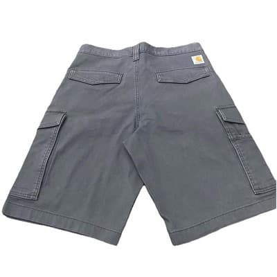Carhartt Relaxed Fit Cargo Shorts Mens 30x11” Gray Workwear Carpenter Utility - Thumbnail 2