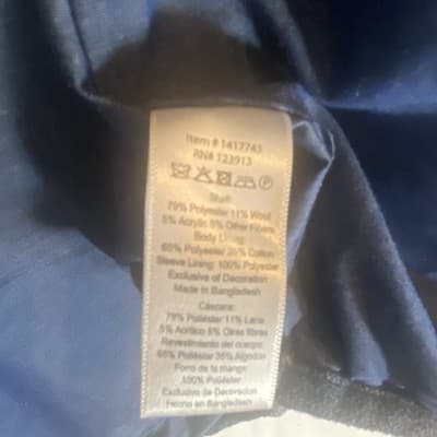 Jachs New York Aztec Western CottonLined Poly Wool Blend Jacket Mens XXL - Thumbnail 11