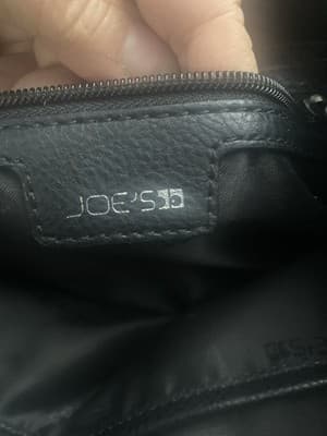 Joe’s Biker Vegan Leather Black Crossbody shoulderBag Gothic Grunge Magnetic Cls - Thumbnail 4