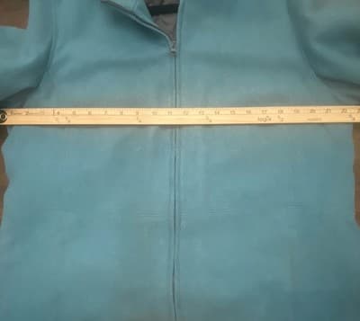 GAP Wool Blend Coat Jacket Full Zipper Draw String Hood US Women's XL - Thumbnail 6