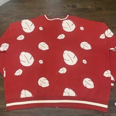 Disney Lilo And Stitch Red And White Women’s Cardigan Size 4 Plus Sz - Thumbnail 3