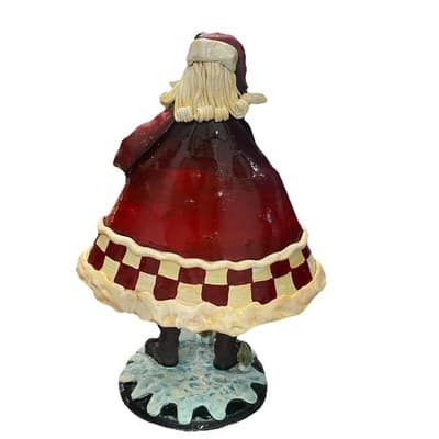Bombay Santa Claus Resin & Metal Christmas Standing Figurine 18”-holiday - Thumbnail 7