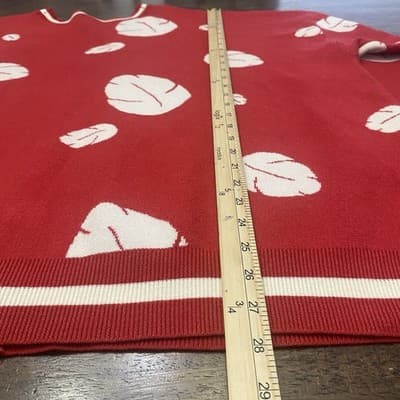 Disney Lilo And Stitch Red And White Women’s Cardigan Size 4 Plus Sz - Thumbnail 6