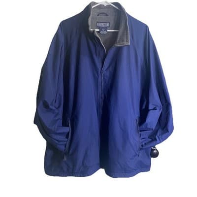 Lands End Nylon Jacket Vintage 2XL Made In Taiwan