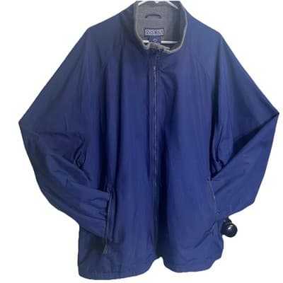 Lands End Nylon Jacket Vintage 2XL Made In Taiwan - Thumbnail 4