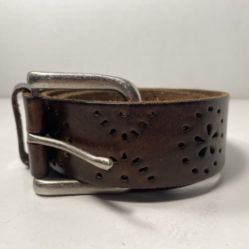 Aeropostale Brown Leather Belt. Sz Large 42” Length. - Thumbnail 5