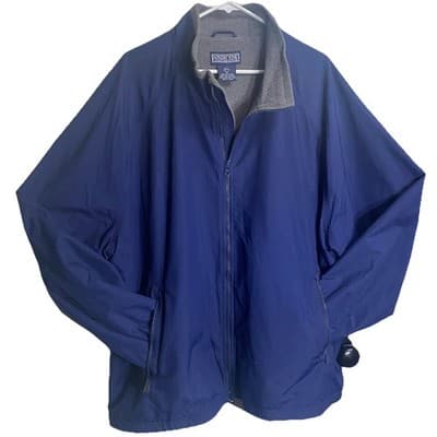 Lands End Nylon Jacket Vintage 2XL Made In Taiwan - Thumbnail 3