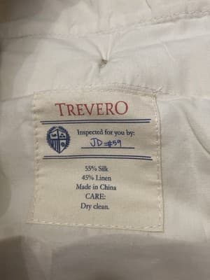 Trevero Mens Silk Linen Dress Pants Lightweight Tailored Slacks Resort Vaca - Thumbnail 3
