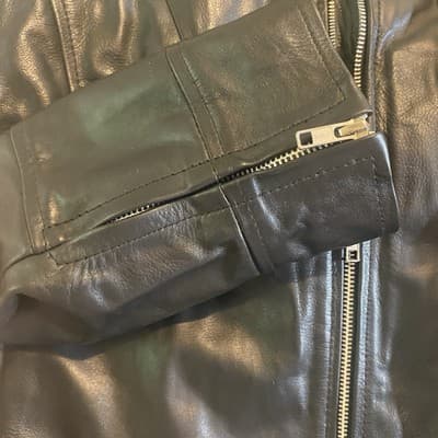 Genuine Leather Motor Cycle Racer Jacket Sons Of Anarchy Real Leather Brand - Thumbnail 6
