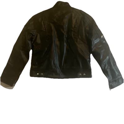 Genuine Leather Motor Cycle Racer Jacket Sons Of Anarchy Real Leather Brand - Thumbnail 3