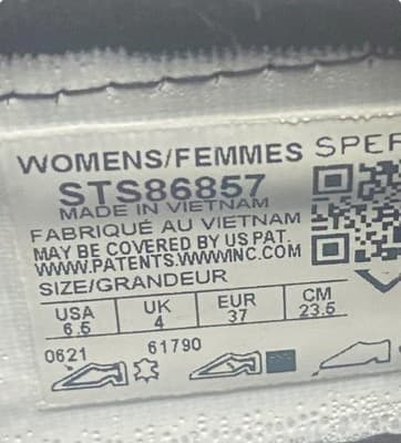 Sperry Top-Sider Ladies 6.5 Platform Slip On Sneakers Memory Foam Comfort Black - Thumbnail 8