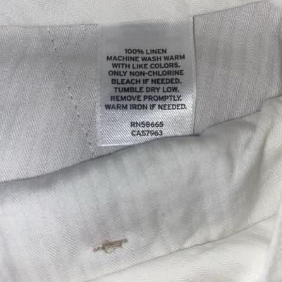 John W. Nordstrom Linen Shorts Men Size 38W Preppy Prep Country Club Old Money - Thumbnail 5