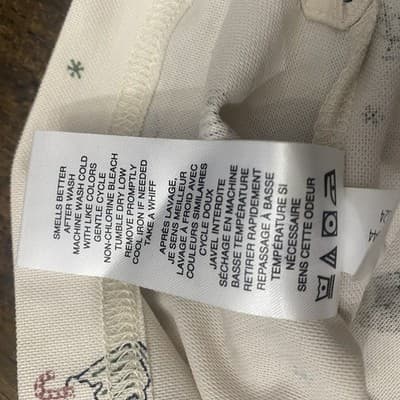 Travis Mathew Polo Men's Large Golf Off White Christmas Santa All Over Print - Thumbnail 7