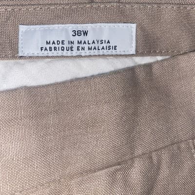 John W. Nordstrom Linen Shorts Men Size 38W Preppy Prep Country Club Old Money - Thumbnail 4