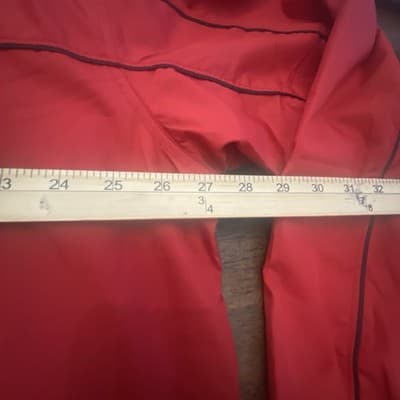 Nike Mens XXL Red Windbreaker Full Zip Mesh Lined Swoosh Y2K - Thumbnail 7