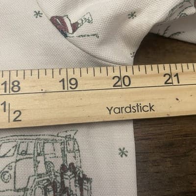 Travis Mathew Polo Men's Large Golf Off White Christmas Santa All Over Print - Thumbnail 4