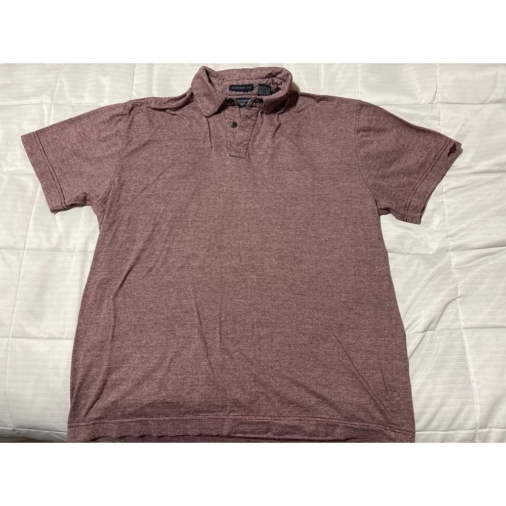 Dockers Men's Polo Shirt in Maroon - Thumbnail 3
