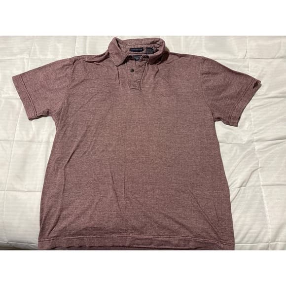 Dockers Men's Polo Shirt in Maroon - Thumbnail 4