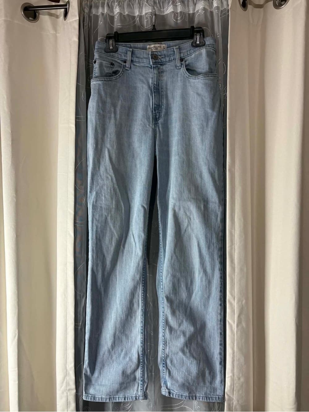 Abercrombie and Fitch Straight Leg Jeans | Waist 27” | Size 4 | High Rise Curve - Thumbnail 3