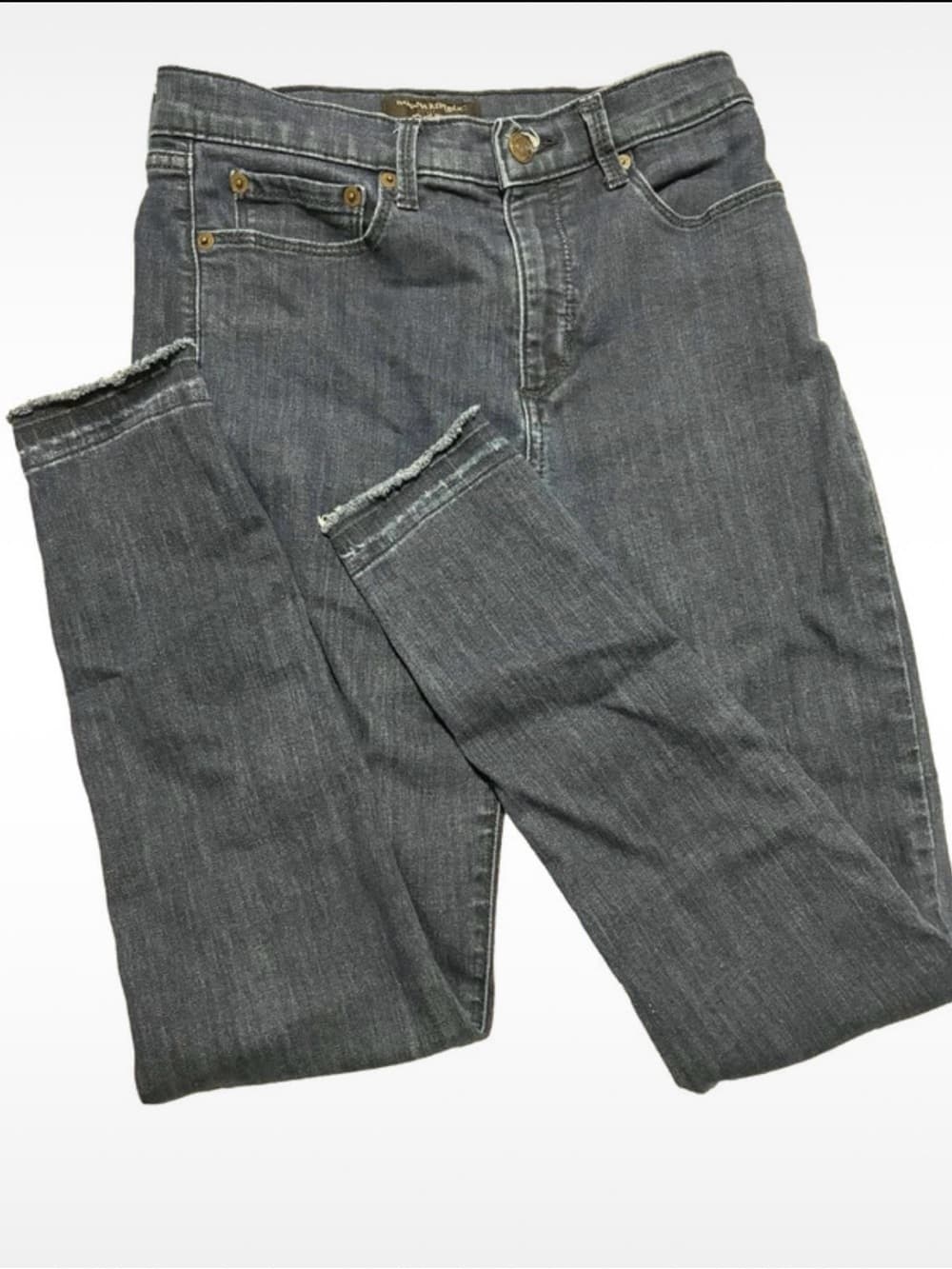 Banana Republic Skinny Jeans in Washed Charcoal - Thumbnail 2