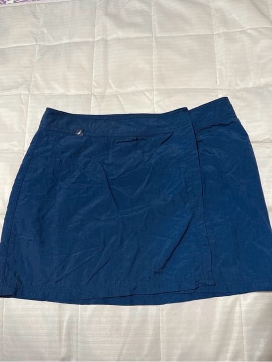 Vintage Navy Blue Mini Skirt - Classic Casual - Thumbnail 3