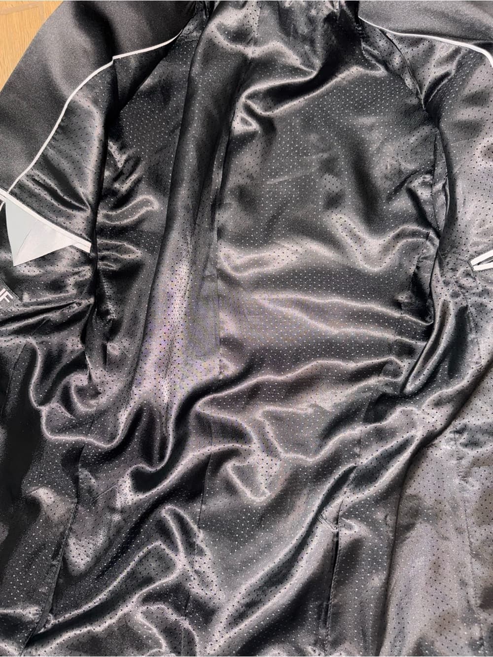 jf j.ferrar Black Patterned Satin Shawl Collar Tux Jacket slim measurements - Thumbnail 5