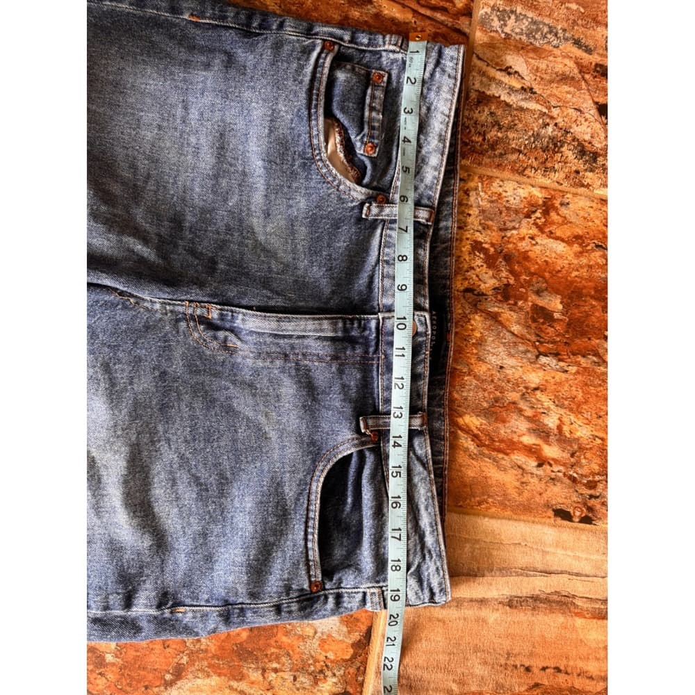 Aeropostale Womens Ankle Straight Jeans Size 18 Reg Medium Wash High Rise Denim - Thumbnail 4